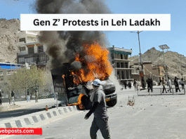Gen Z’ Protests in Leh, Ladakh www.webposts.com