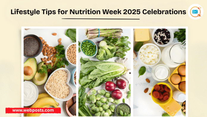 Lifestyle Tips for Nutrition Week 2025