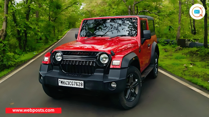Mahindra Thar Roxx Price Cut This Festive Season www.webposts.com