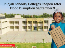 Punjab Schools, Colleges Reopen After Flood Disruption September 9