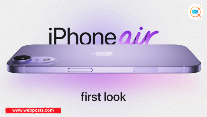 iPhone Air The Thinnest iPhone With Pro Power