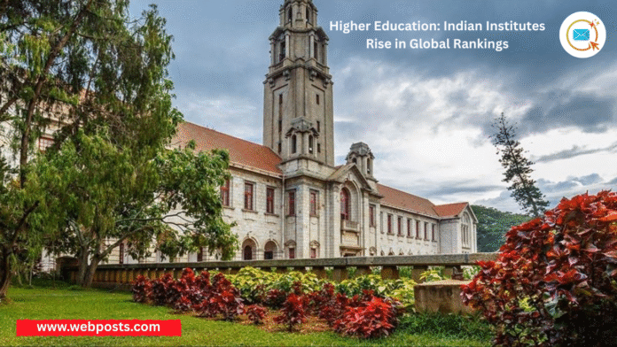 Higher Education Indian Institutes Rise in Global Rankings www.webposts.com